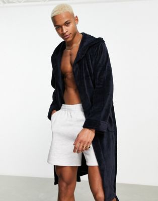French Connection robe in blue - ASOS Price Checker