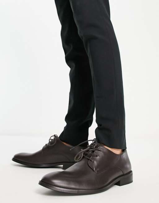 French Connection - Scarpe formali stringate in pelle color cuoio