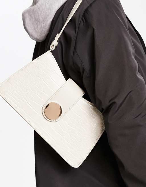 French Connection – Schultertasche in Weiß