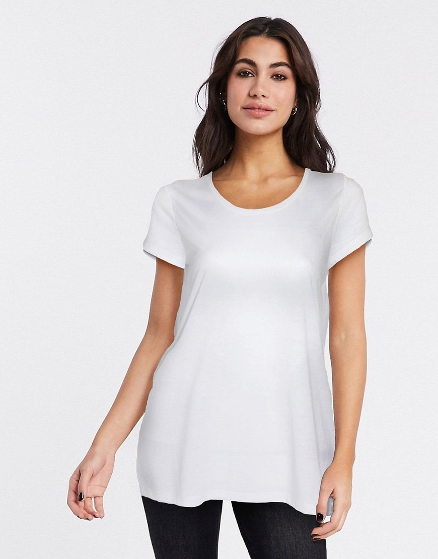 French Connection scoop neck t-shirt in white