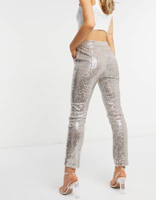 french connection sequin trousers