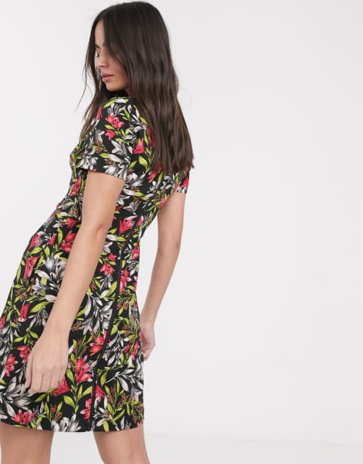 Cadencia stretch floral discount dress