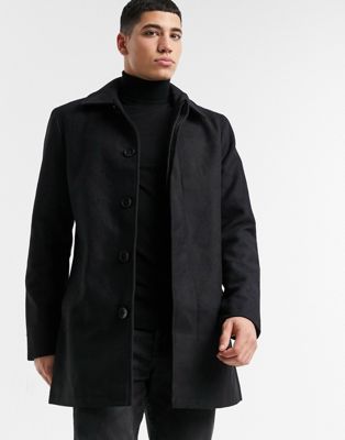 French Connection single breasted collar coat | ASOS