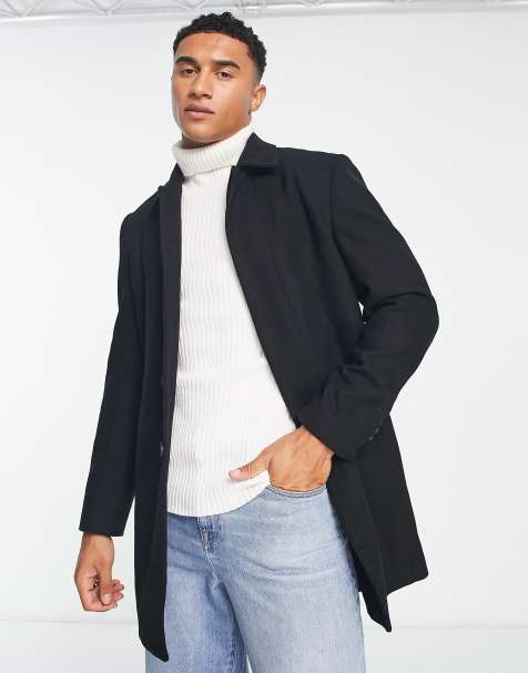 French Connection single breasted collar jacket in black - view 1