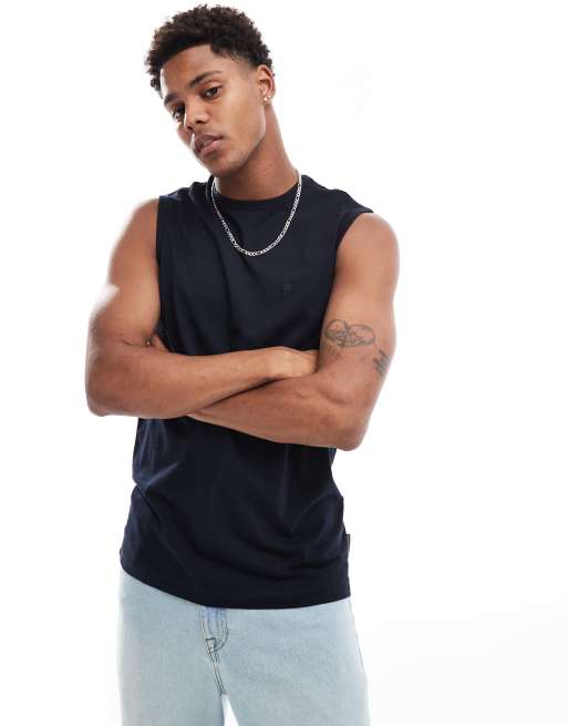 French Connection singlet in navy