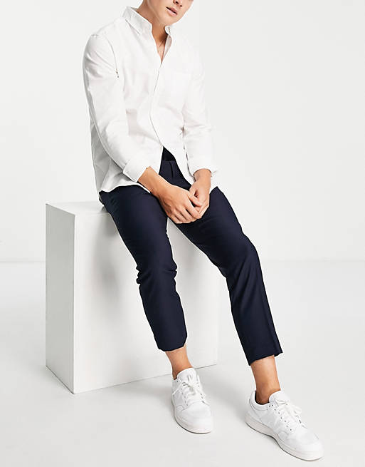 French Connection skinny fit ankle grazer trousers