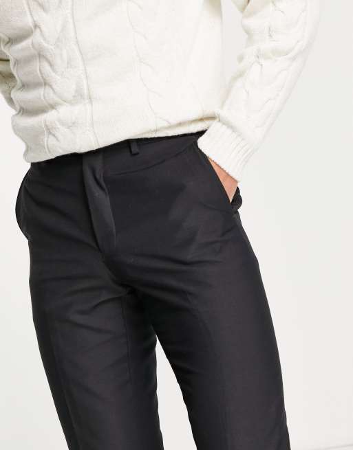 Slim Fit Ankle Grazer Trousers