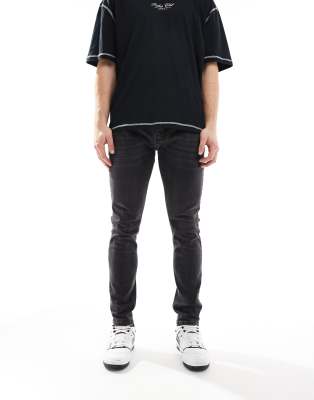 French Connection skinny fit jeans in black φωτογραφία