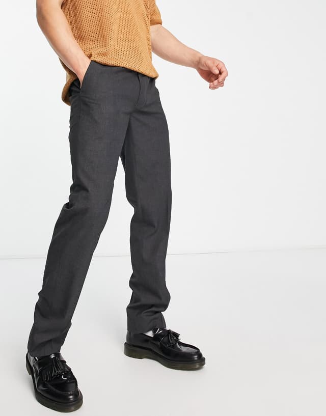 French Connection skinny pants in charcoal gray