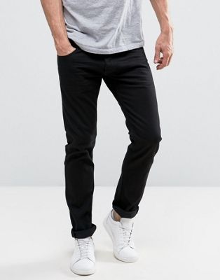 French Connection - Skinny stretch jeans-Zwart