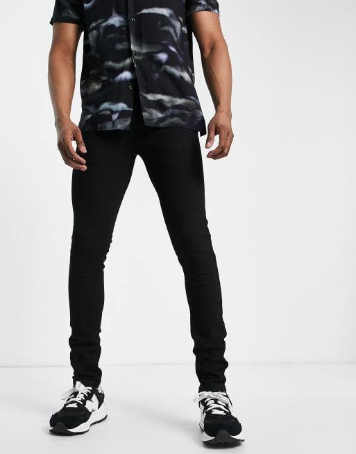 French Connection - Skinny stretchjeans in zwart