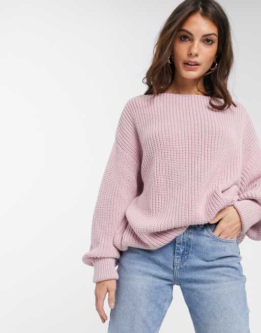 French Connection slash neck jumper | ASOS