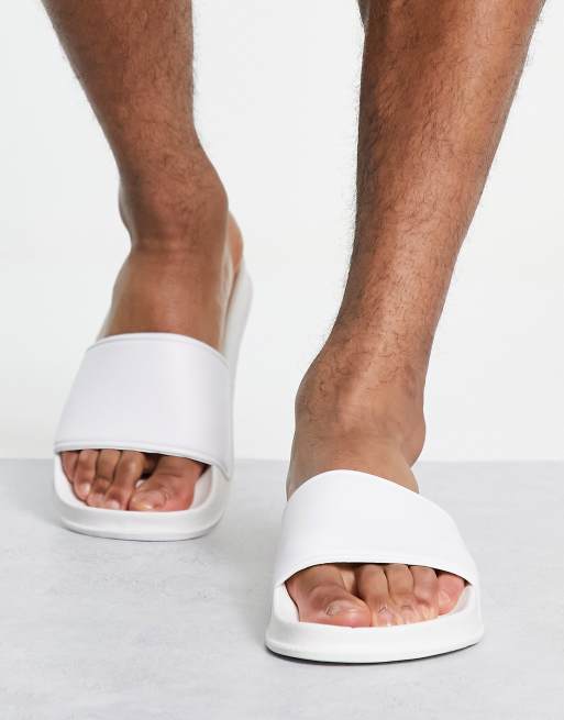 Asos deals white sliders