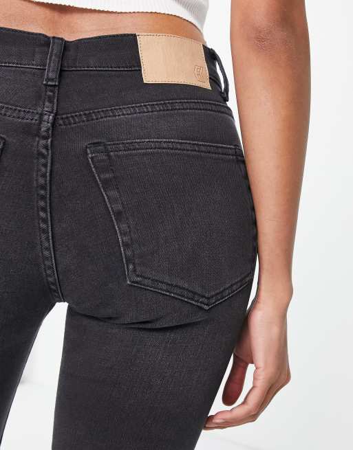 French Connection slim fit denim jeans in washed black , 3 of 4