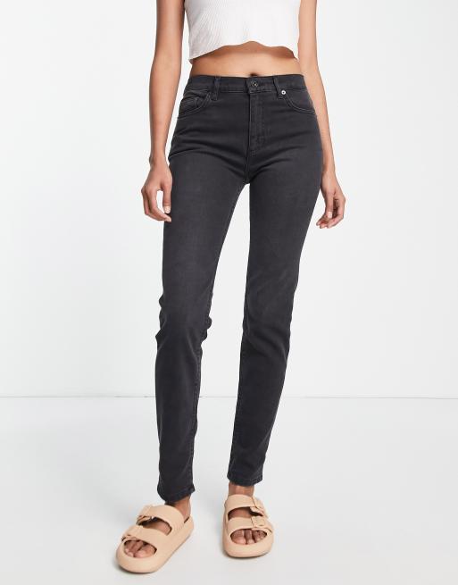 French Connection slim fit denim jeans in washed black , 4 of 4