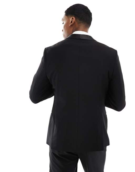 French Connection slim fit dinner suit jacket in black, 4 of 5