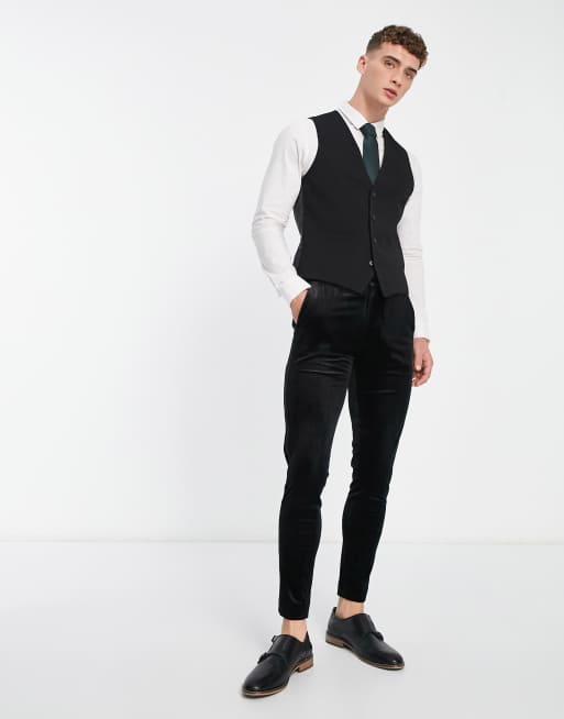 Black Suit Separates Vest