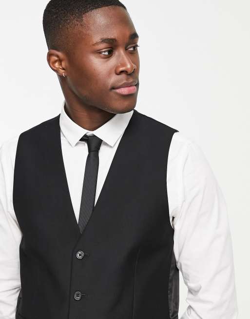 French Connection slim fit dinner suit waistcoat ASOS