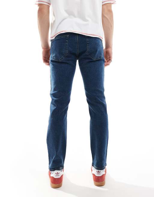 French Connection slim fit jeans in dark blue wash ASOS