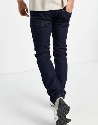 mens indigo slim fit jeans