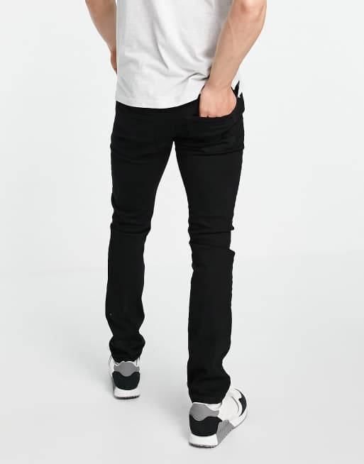 French Connection - Slim-fit jeans in zwart, 4 van 4