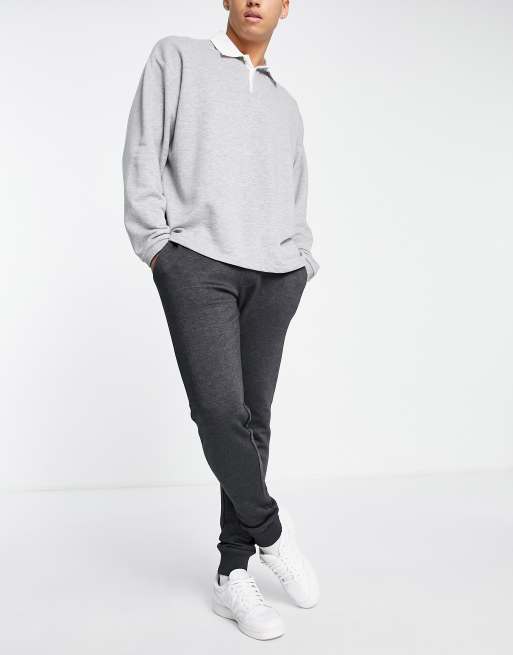 French Connection slim fit jogger in charcoal