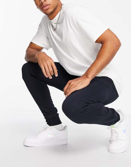 French Connection - Slim fit joggingbroek in marineblauw