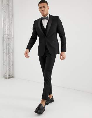 black tuxedo pants slim fit