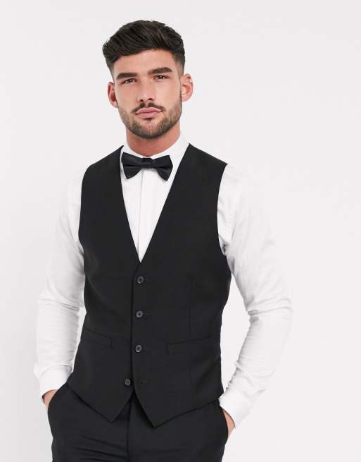 French Connection - Slim-fit smoking in zwart, 4 van 4