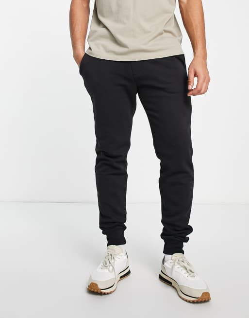 French Connection slim fit tricot sweatpants in black