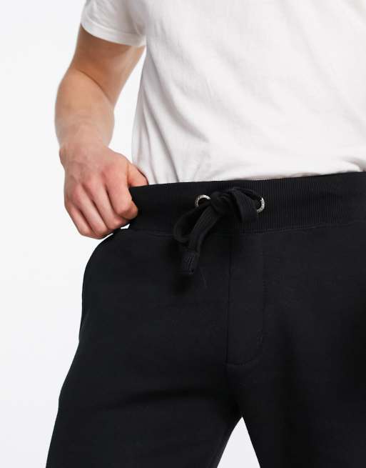 French Connection slim fit tricot sweatpants in black