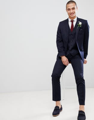 skinny pinstripe suit