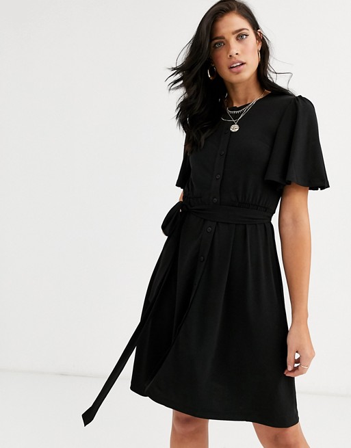 French Connection slinky jersey belted dress