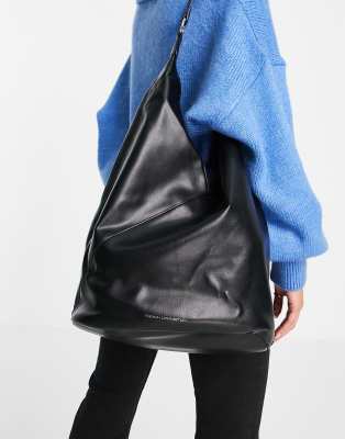 French Connection Small Bucket Bag In Black In Black