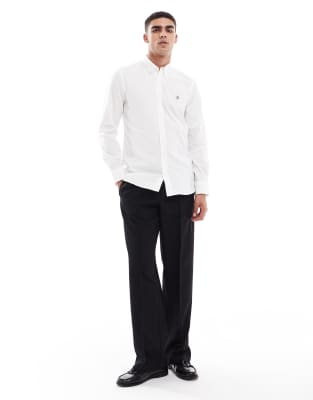 French Connection smart fitted shirt in white