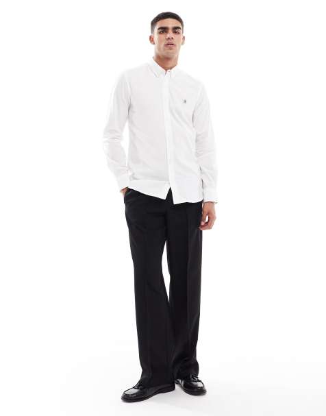 French Connection smart fitted shirt in white - view 1