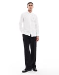 [French Connection Mens] French Connection smart fitted shirt in white M White