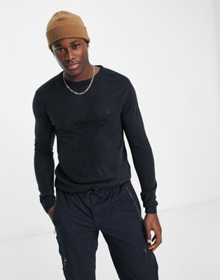 French Connection soft touch crew neck jumper in navy