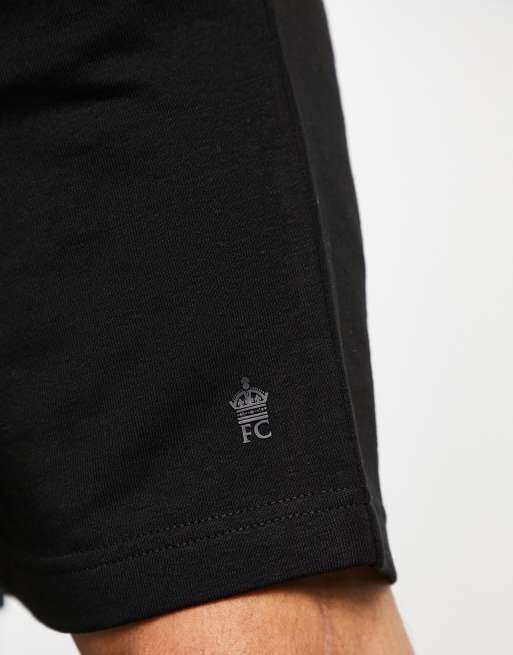 French Connection - Sorte jerseyshorts, 3 af 4
