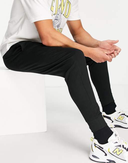 French Connection - Sorte joggingbukser i jersey