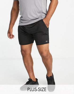 French Connection Sport Plus training shorts in black