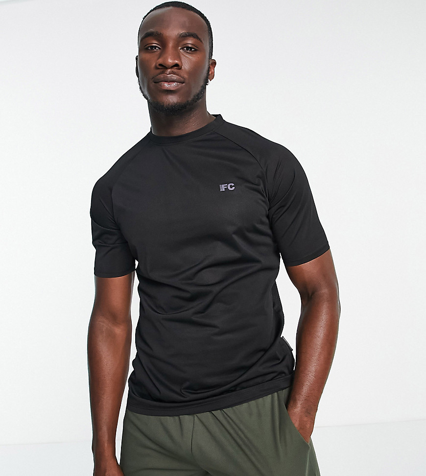 Tall training T-shirt in black