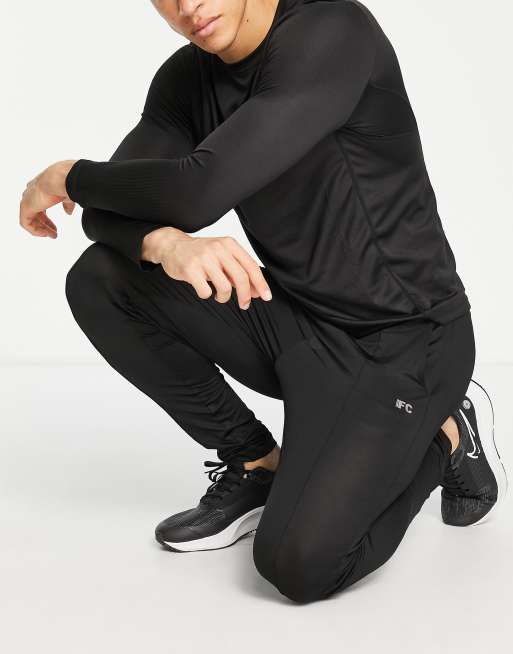 French Connection Sport track pants in black ASOS