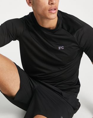 French Connection Sport training t-shirt in black - ASOS Price Checker