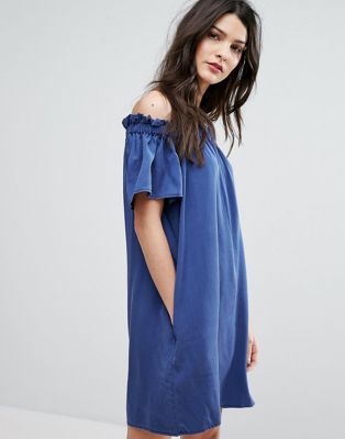 french connection off the shoulder dress