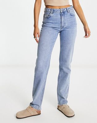 French Connection straight leg jeans in vintage blue - ASOS Price Checker