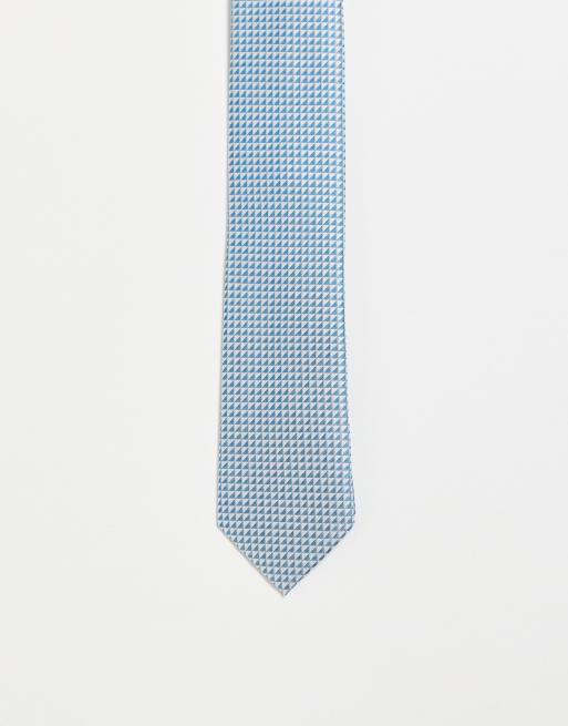French Connection - Stropdas met print in blauw