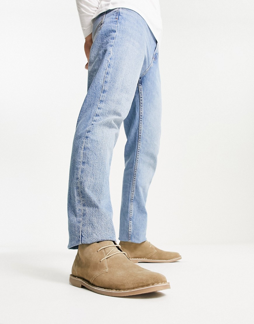 French Connection suede desert boots in brown