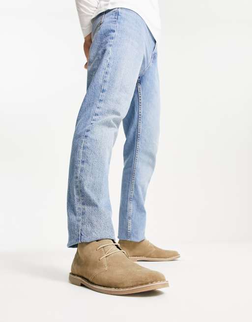 Light blue outlet desert boots