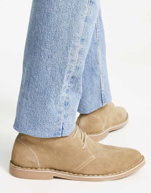 Blue suede desert on sale boots